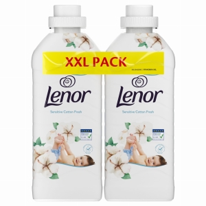 lenor Sensitive Cotton Fresh płyn do płukania 64 płukan 1620 ml
