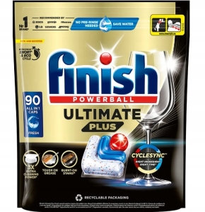 Finish Ultimate Plus ALL IN 1 kapsułki tabletki do zmywarki 90szt