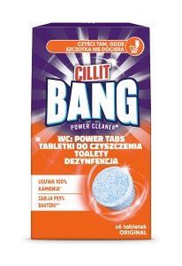 Cillit Bang WC Tabletki Do Czyszczenia Toalety Dezynfekujące 6x22,5g