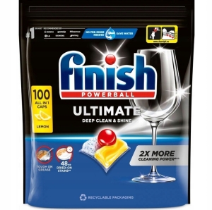 FINISH Ultimate kapsułki do zmywarki do zmywania naczyń Lemon 100 szt